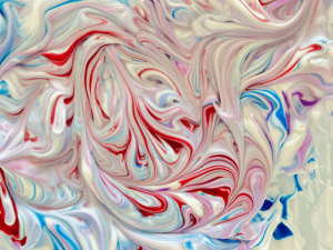 Shaving Cream Marbling