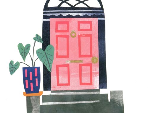 Art on Saturdays: Doorway Collage with Felicite Grogan