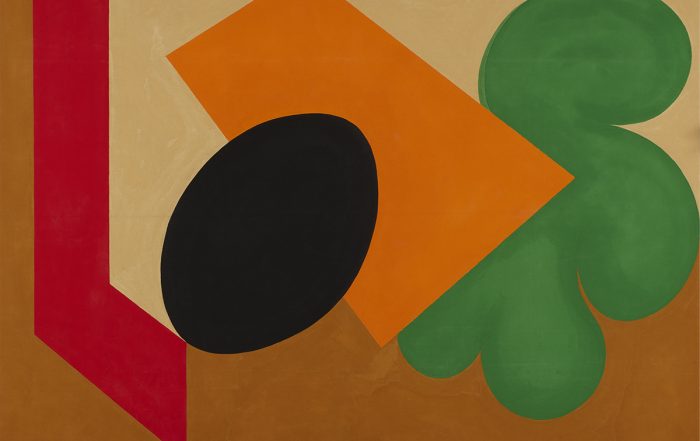 Ron Robertson-Swann 'Design for Dunk Island Tapestry' 1978, acrylic on canvas, 151.5 x 210 cm