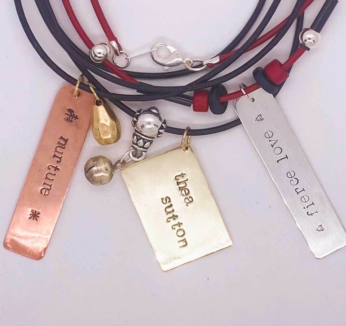 group of necklaces – cropped image