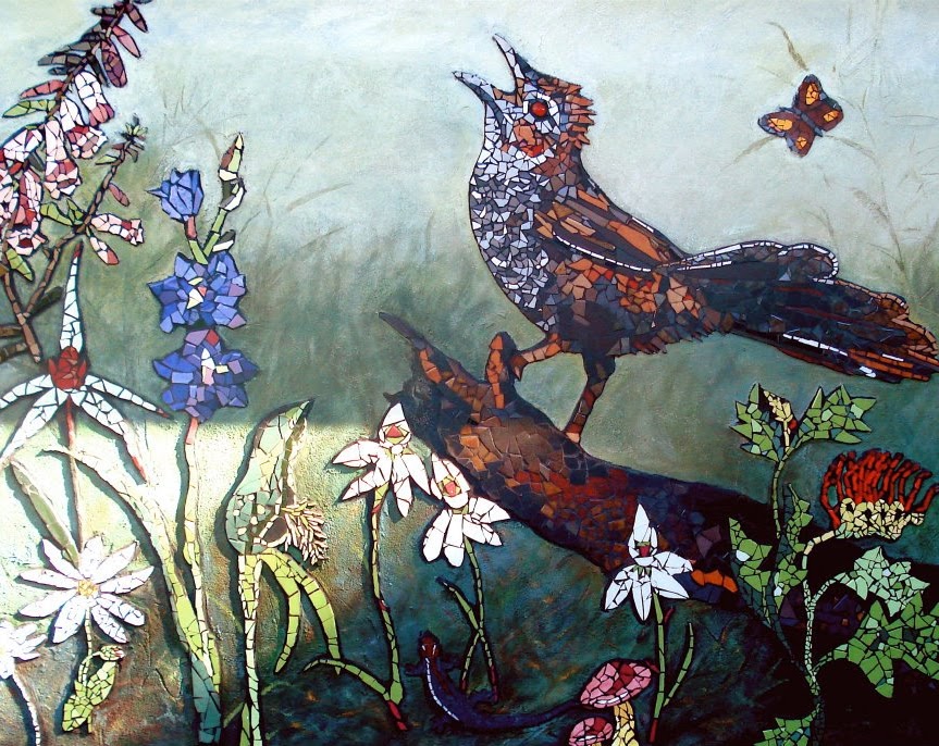 Kate Van nooten, Wild Orchid mosaic Kate Van nooten, Wild Orchid mosaic
