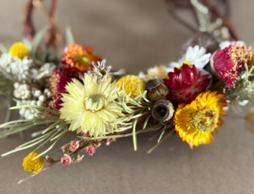 Art on Saturdays: Wreath making with native flowers
