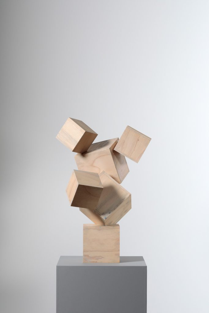 Mark GALEA From One, Another 6 2020 Plywood, wood dye, wax 77 x 52 x 55 cm