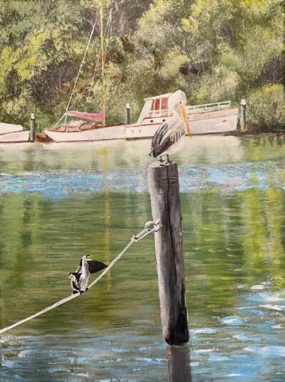 Metung , The Entrance, Vic. 30 x 40 cm