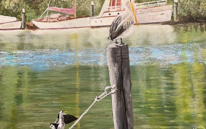 Metung , The Entrance, Vic. 30 x 40 cm