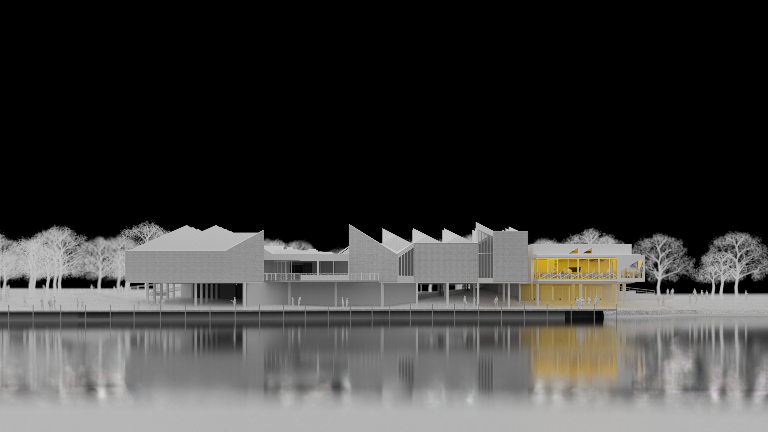 Benalla Art Gallery Stage 1 Redevelopment render by Williams Boag architects