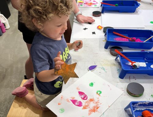 Little Artists: Printing with Shapes